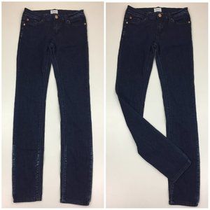 HUDSON Womens sz 14 Year Dark/Medium Wash 5 Pocket Logo Hardware Skinny Jeans